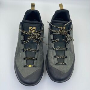 Five Ten Camp Four 5162 Mens 12 Gray Black  Leather Low Top Lace Up Hiking Shoes